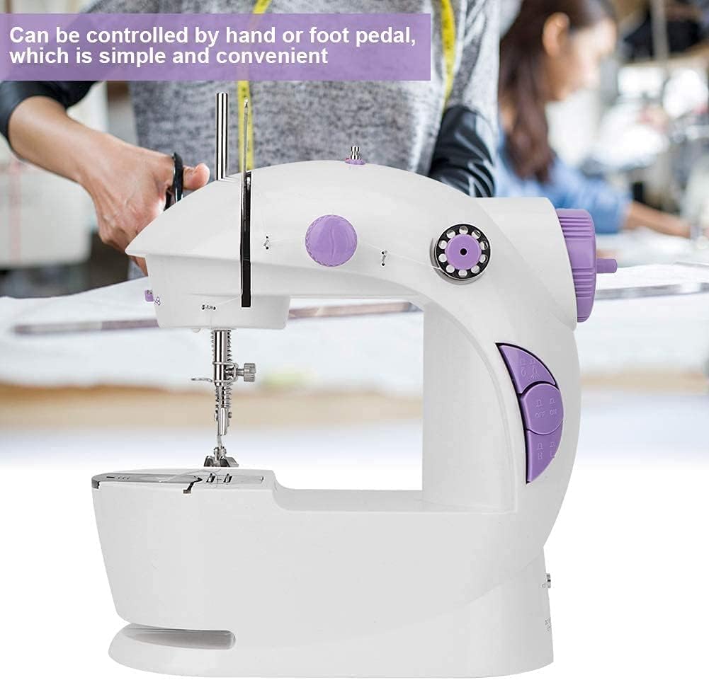 Mini Sewing Machine โ Portable, Double Speed, Dual Switches, Ideal for Kids & Beginners