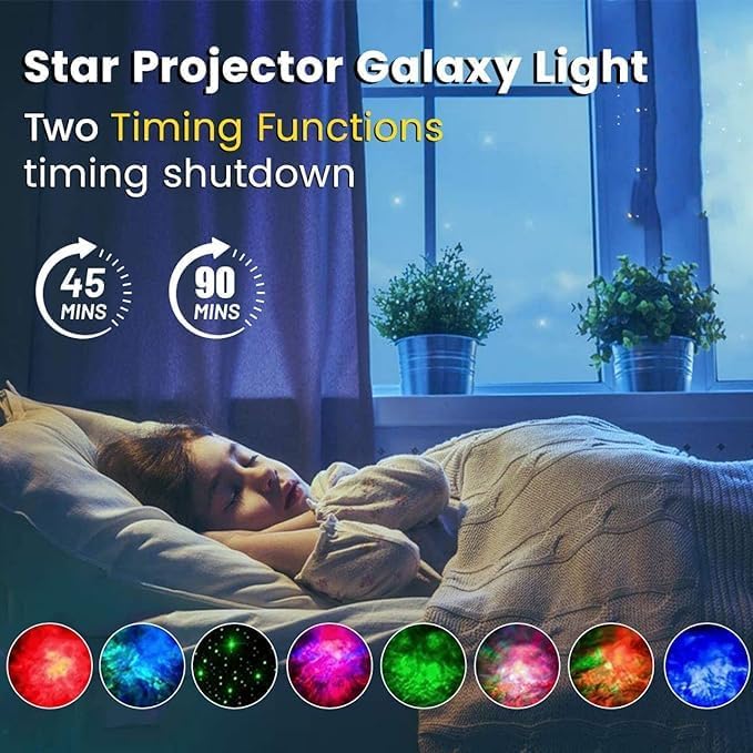 Astronaut Projector Night Light with Timer